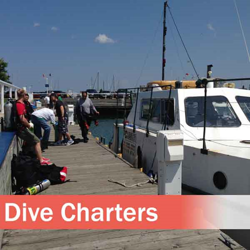 Lake Michigan Charter, Two Tank Dives - AOW